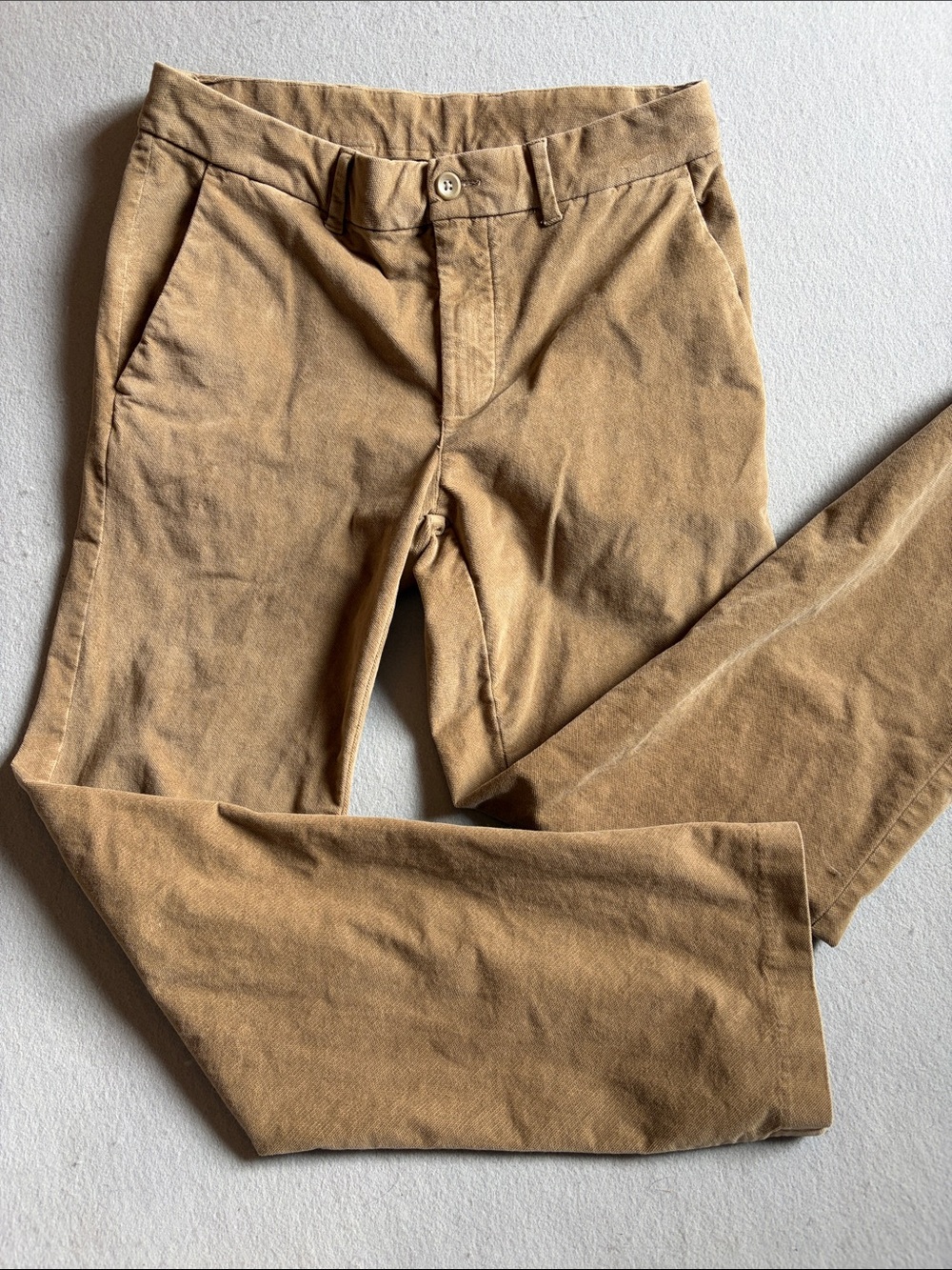 Roundtree & Yorke Slim Pants in Camel Brown
